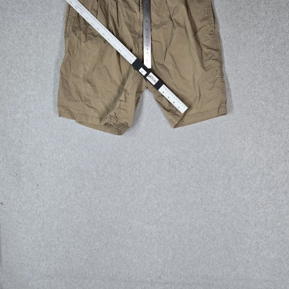 VINTAGE Tommy Bahama Men Shorts 35 Khaki Chino Pleated Pockets 8